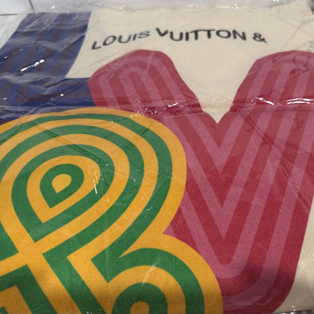 Louis Vuitton Canvas Eco Tote Bag Shenzhen Exhibition Limited Multi Color USA - Picture 3 of 3